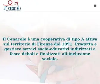 Coopcenacolo.it(Cooperativa il Cenacolo) Screenshot