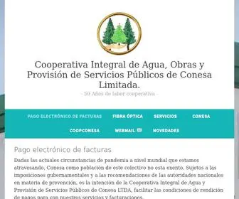 Coopconesa.com.ar(Cooperativa Integral de Agua) Screenshot