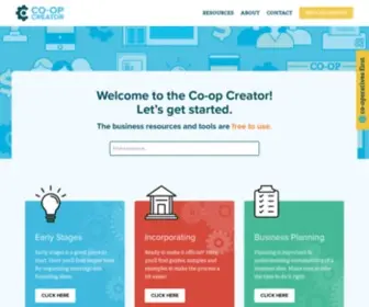 Coopcreator.ca(Co-op Creator) Screenshot