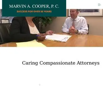 Cooper-Law.com(Personal Injury Lawyers) Screenshot