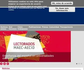 Cooperacionespanola.es(Portal de la Cooperaci) Screenshot