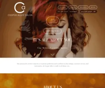 Cooperalleysalon.com(Cooper Alley Salon) Screenshot