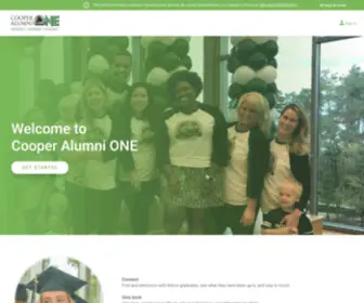 Cooperalumnione.com(Cooper Alumni ONE) Screenshot