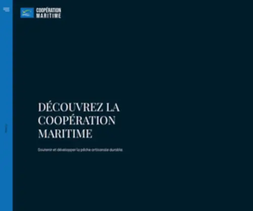 Cooperationmaritime.com(Coopération Maritime) Screenshot
