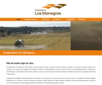 Cooperativalosmonegros.com(Cooperativa Los Monegros) Screenshot