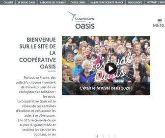 Cooperative-Oasis.org(Coopérative) Screenshot