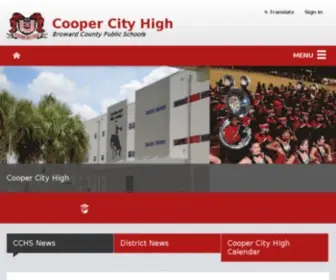 Coopercityhigh.net(Cooper City High School) Screenshot