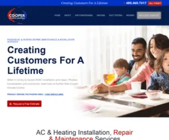 Cooperclimatecontrol.com(Air Conditioning Installation Phoenix AZ) Screenshot