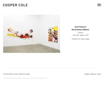 Coopercolegallery.com(COOPER COLE) Screenshot