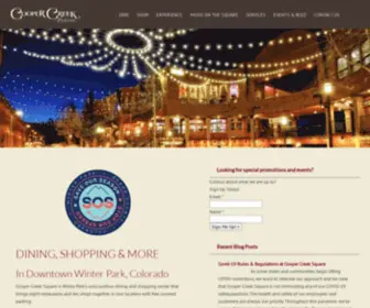 Coopercreeksquare.com(Cooper Creek Square) Screenshot
