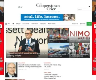 Coopercrier.com(Serving The National Baseball Hall Of Fame's Hometown since 1994) Screenshot