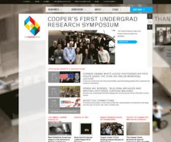Cooper.edu(The Cooper Union) Screenshot