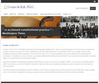 Cooperkirk.com(Cooper & Kirk) Screenshot