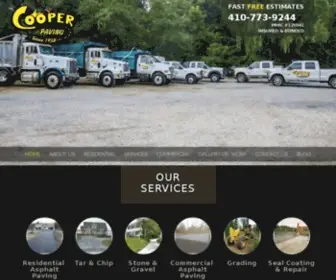 Cooperpaving.com(Cooper Paving) Screenshot