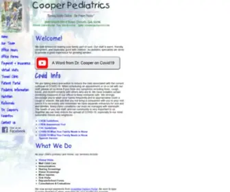 Cooperpediatrics.com(Cooper Pediatrics) Screenshot