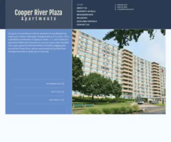 Cooperriverplazaapartments.com(Cooper River Plaza Apartments in Pennsauken New Jersey & Downtown Philadelphia) Screenshot