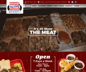 CoopersbbQnewbraunfels.com(Cooper's BBQ) Screenshot