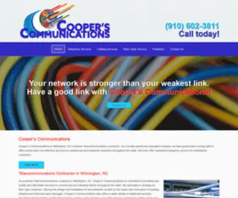 Cooperscommunications.com(Coopers Communication) Screenshot