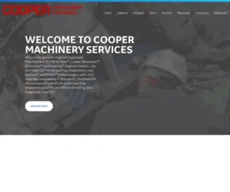 Cooperservices.com(Cooper Machinery Services) Screenshot