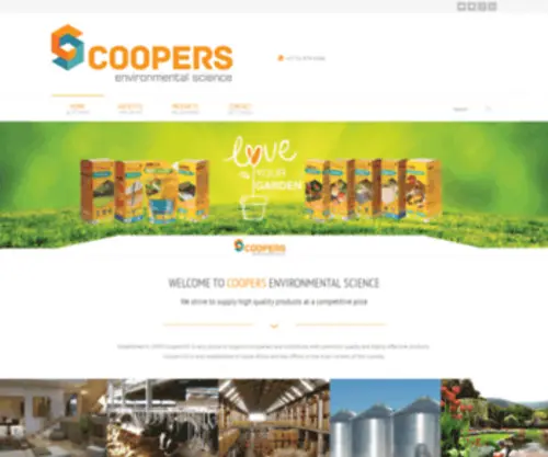 Cooperses.com(Coopers ES Distributors of Pest Control Products) Screenshot