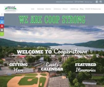 Cooperstownchamber.org(Your guide to getting the most out of the area) Screenshot
