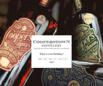 Cooperstowndistillery.com(Cooperstown Distillery) Screenshot