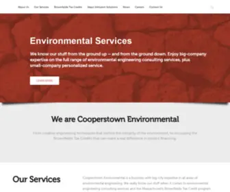 Cooperstownenv.com(Massachusetts Environmental and Brownfields Consulting) Screenshot