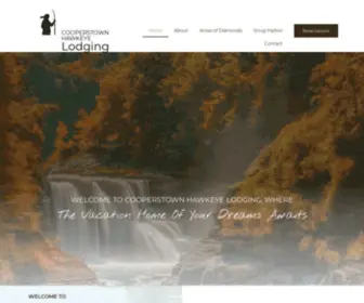 Cooperstownhawkeyelodging.com(Hawkeye Lodging) Screenshot