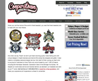 Cooperstowntradingpins.com(Home New) Screenshot