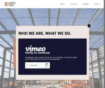 Coopertacia.com(General Contractors) Screenshot