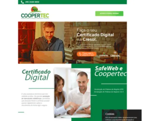 Coopertecti.com.br(Coopertec) Screenshot