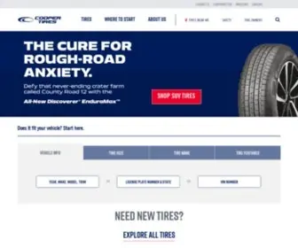Coopertire.com(Cooper Tire & Rubber Company) Screenshot