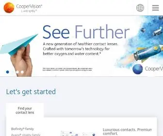 Coopervision-Mena.com(CooperVision Middle East and North Africa) Screenshot