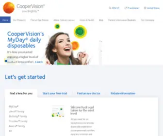 Coopervision.ch(CooperVision) Screenshot