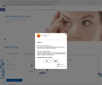 Coopervision.nl(Zachte Lenzen) Screenshot