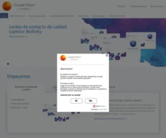 Coopervisionlatam.com(CooperVision Latin America) Screenshot