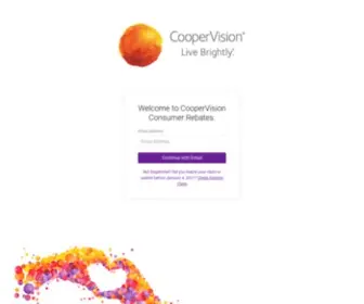 Coopervisionpromotions.com(CooperVision®) Screenshot