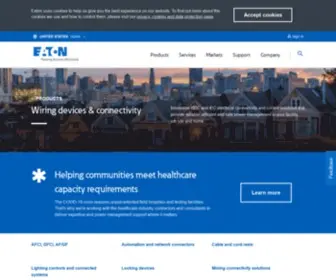 Cooperwiringdevices.com(Eaton Wiring Devices) Screenshot