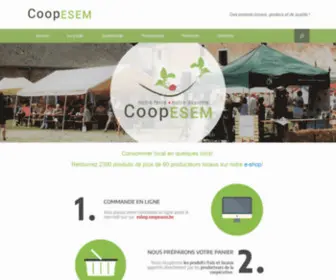 Coopesem.be(Page) Screenshot