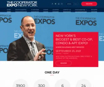 Coopexpo.com(The Cooperator Expo New York) Screenshot