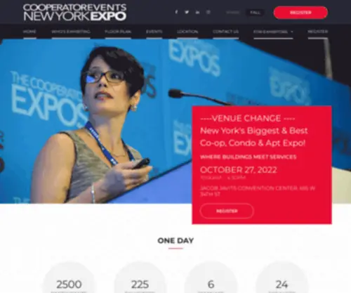 Coopexpofall.com(The Cooperator Expo New York) Screenshot