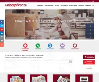 Coopfirenze.it(Unicoop Firenze) Screenshot