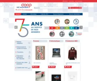 Coophec.com(Accueil) Screenshot