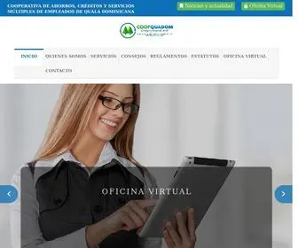 CoopQuadom.com(Cooperativa de ahorros) Screenshot