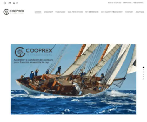 Cooprex-International.com(Construire la coopération et la confiance) Screenshot