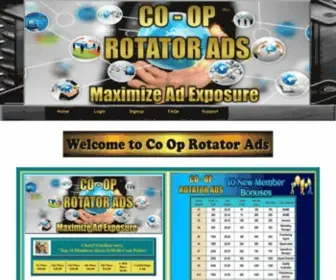 Cooprotatorads.com(Co Op Rotator Ads) Screenshot