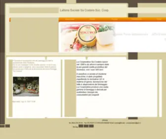 Coopsacostera.it(Latteria Sociale Sa Costera Soc) Screenshot