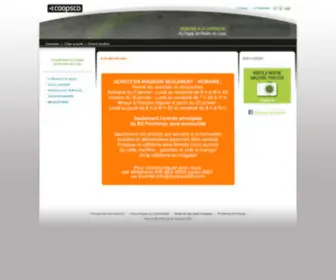 Coopscordl.com(Coopérative du Cégep de Rivière) Screenshot