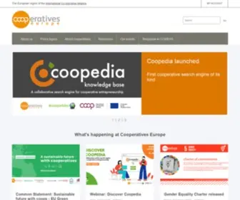 Coopseurope.coop(Cooperatives Europe) Screenshot