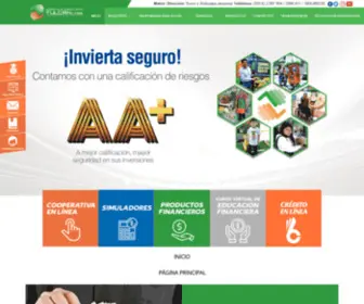 Cooptulcan.fin.ec(Inicio) Screenshot